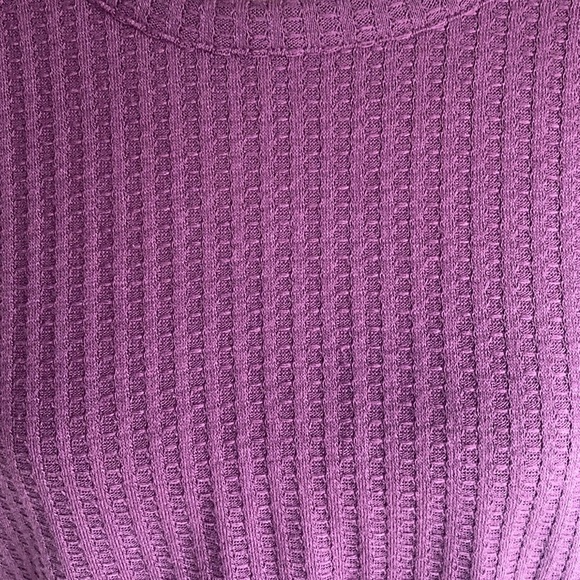 Chaser maroon plum waffle weave long sleeve shirt - Picture 8 of 16